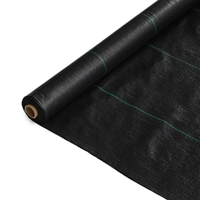 Cuộn vải kiểm soát cỏ dại không đục lỗ màu đen