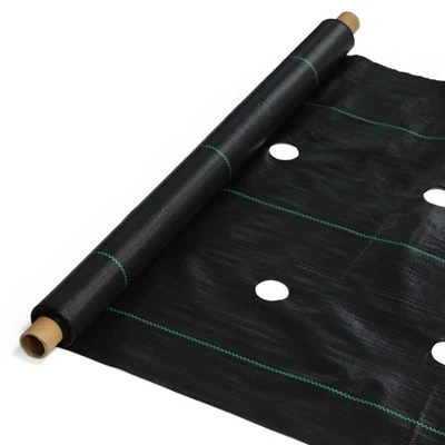 Cuộn vải kiểm soát cỏ dại đục lỗ tròn